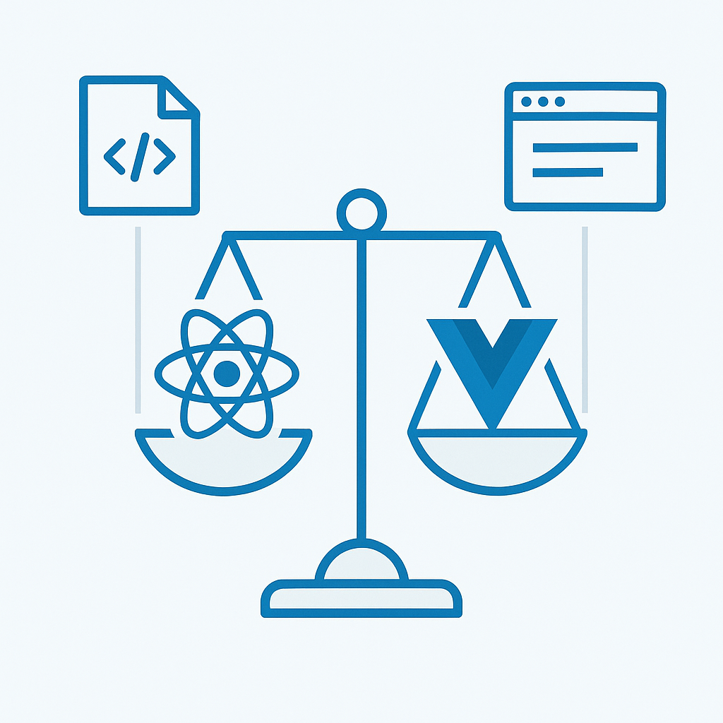 React vs Vue.js nel 2025: Quale Framework Scegliere per il Tuo Progetto — Archivio Blog Noventra React vs Vue.js nel 2025: Quale Framework Scegliere per il Tuo Progetto — Articolo Archivio Blog Noventra Napoli | Guida Sviluppo Web